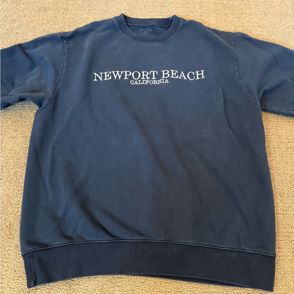Navy Blue Brandy Crewneck